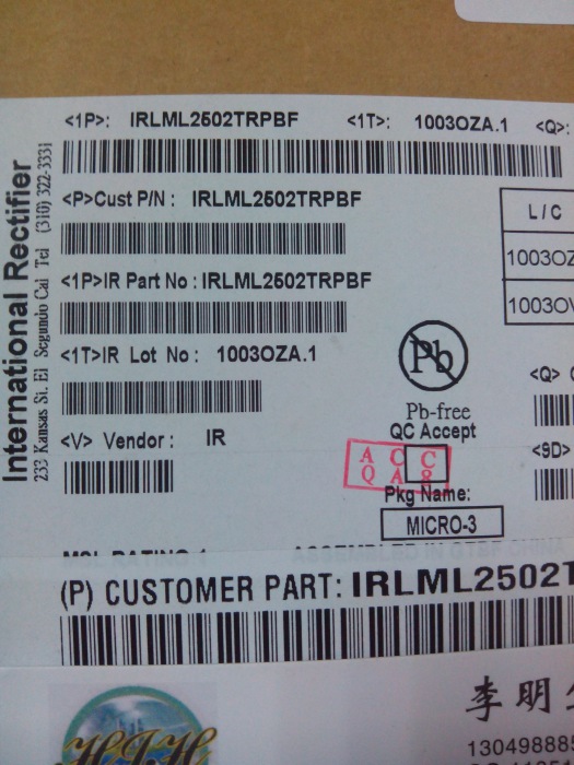 IRLML2502TRPBF